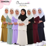 Sameera Mini Kurung Girl Olive Gold Burgundy Lilac Dusty Green Baju Kurung Kedah Moden Kids Budak Pe