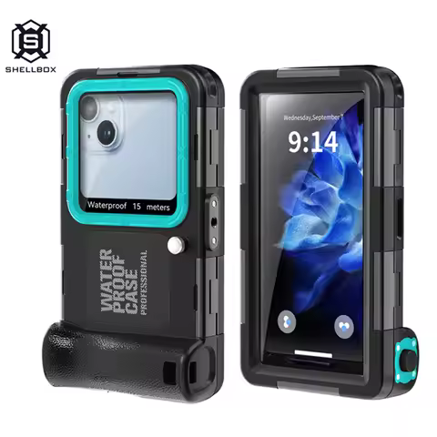 ShellBox Professional Waterproof Case For Apple iPhone 17 16 15 14 13 12 Pro Max 16E Plus Air Seal U