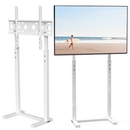 Universal TV Stand Floor Wall stand Ultra Slim Height Adjustable Bracket Entertainment Stand fit 32 ~ 100inch TVs, Max Weight Capacity 40kg