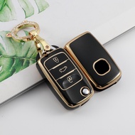 TPU Car Folding Key Case Cover for Changan CS75 Eado CS35 Raeton CS15 V3 V5 V7 Key Shell Fob Holder 