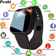 POSHI Original Full Touch Screen Smart Watch for Men Waterproof Sport Watches Heart Rate Monitor Blood Pressure Smartwatch Women Fitness Tracker Watch for Android Ios