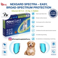 Powerful Dog Flea And Worm Medicine Nexgard Spectra M 7.5-15 kg