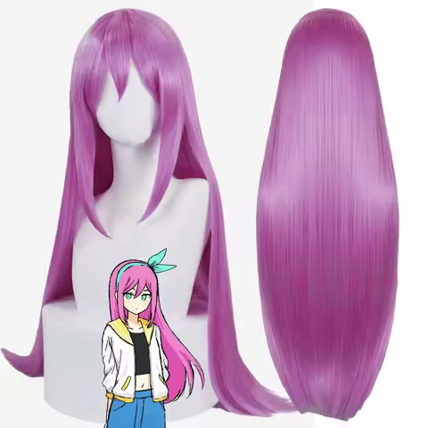 Game Omori Cosplay AUBREY Mari Sweetheart Blue Black Pink Long Straight Heat Resistant Synthetic Hai