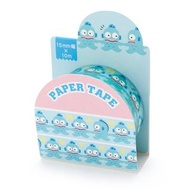 日本正版sanrio Hangyodon 水怪 膠紙卷 mt