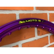 วงล้ออลูมิเนียมสีม่วงเข้ม MOTO9 ขนาด17 นิ้ว สำหรับรถฮอนด้า ทุกรุ่น (WH004-2VV) ลด50%