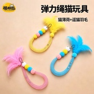 猫玩具毛毛虫网管羽毛带铃铛逗猫棒小猫咪自嗨解闷神器猫薄荷玩具fndfberer93.my26.5.20Cat Toy Caterpillar Net Tube Feather with Bell Ca