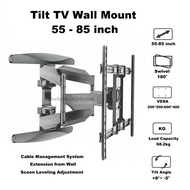 SM S65 P65 55 to 85 Inch Full Motion TV Wall Tilt Swivel Bracket Wall Mount 2873.1
