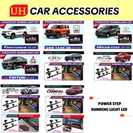 FORTUNER GWM TANK 300 ZENIX TRITON CRV REVO OMODA C9 CARNIVAL LED POWER AUTO SIDE DOOR STEP RUNNING 