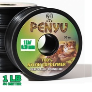 PENYU 50m 1 LB Fishing Line – Nylon Copolymer – Original