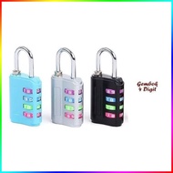 Colorful 4 Digit Padlock (Padlock for 4 digit suitcases are safer)