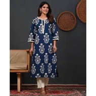 READYSTOCK (Size XXL) Cotton Kurti Women Kurta tops indian ladies