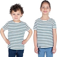 GARLAN ENF, Matrosen-T-Shirt aus Dicker Bio-Baumwolle, Junge oder Mädchen, gestreiftes T-Shirt - Mix