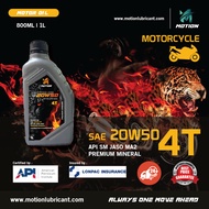 MOTION 4T Mineral Motorcycle Engine Oil API SN JASO MA2 (20W50/1L)