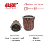 OSK Air Filter for Ford Econovan Petrol E1400 E1800 (GFA230)