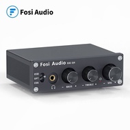 Fosi Q4 USB Stereo Mini Audio Amplifier for Gaming, DAC and Headphones, Audio Converter Adapter for 