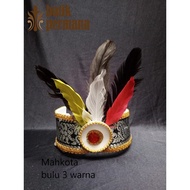 3-color Feather dayak Crown, Free box