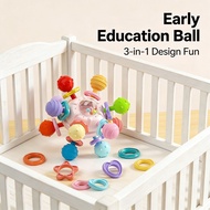 Baby 1 Tahun Toys Teether Rattle Toys Baby Mainan Ball Toys Month Toys Manhattan Infant 6 Month