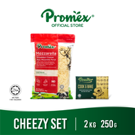 [Klang Valley Delivery Only] Promex Shredded Mozzarella Cheese (Australia) 2kg + Promex Cook & Bake 