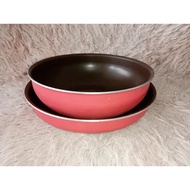 Tefal Ingenio 28cm, 25cm nonstick wok &amp; frying pan w/o handle,serving plate/bowl