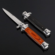 มีดพับสวิสแท้ มีดพับเล็กคมๆ มีดพก มีดตัดทุเรียน มีดพกพา มีดพกสวยๆ Folding Knife มีดพับด้ามไม้ มี2สีให้เลือก ใบมีดคมมาก