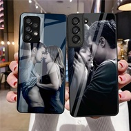 Fifty Shades of Grey Tempered Glass Phone Case For Samsung Galaxy A11 A14 A20 A30 A22 A32 A33 A34 A4