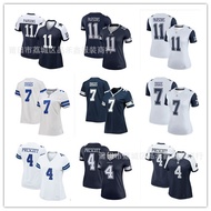 Same Day DeliveryNFL DALLAS Denims DALLAS COWBOYS Ladies Jersey 11-4-7-Rugby Jersey