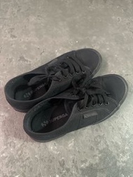 Superga black 2750 cotu classic pump canvas sneakers trainers women黑波鞋