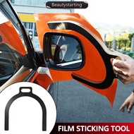BEAUTYSTARTING Car Vinyl Wrap Tool Film Decal U-shaped Aid Holder for Auto Rearview Mirror Paint Fil