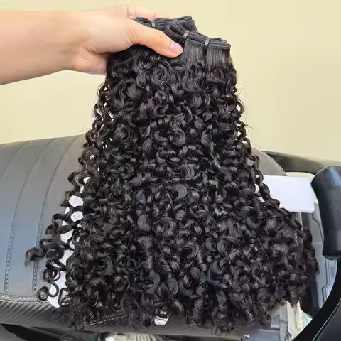 3B3C Pixie Curly Hair Bundles Virgin Burmese Human Hair Raw Human Hair Extensions Wholesale 3 Bundle