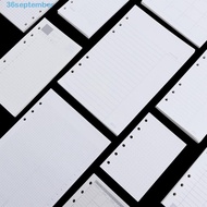 SEPTEMBER Paper Refill Students Stationery To do List Daily Planner A5 A6 A7 Line Dot Binder Inside 