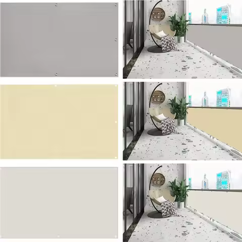 5 Colors 100% Polyester Waterproof Balcony Safety Privacy Screen Net Terrace Windproof Fencing Net R