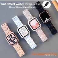 🥗[2022 HOT SALE] Smart Watch Strap + Case Resin Watch Strap Smart Watch Series SE 6 5 4 3 2 1 Smart Watch SE Band Strap