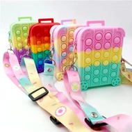 Tas Pop It Anak / Tempat Pensil Pop It / Sling Bag Pop It / Aneka Tas Pop It