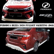 PERODUA BEZZA 2020 FULL SET BODYKIT (D68) ABS SKIRT LIP BODYKIT (FRONT SKIRT/SIDE SKIRT/REAR SKIRT)