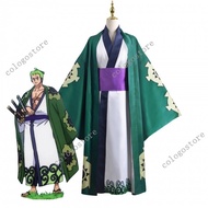 Roronoa Zoro Cosplay Anime One Piece Cosplay Costume Wig Men Halloween Carnival Comic Party