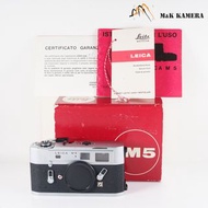 坦克車Leica M5 Silver Film Rangefinder Camera #23252