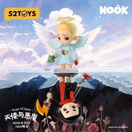 52TOYS Official NOOK&SEEK 100% Limited Edition Angel and Devil Keychain Collectible Toy Gift