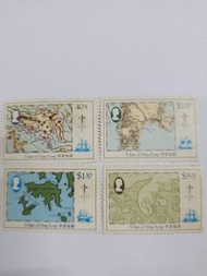 香港地圖郵票(1984年發行)