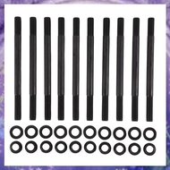[P K A M] for 208-4305 Cylinder Head Stud Kit for 1996-2000 D16Y7 Y8