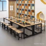 Children Calligraphy Table Kindergarten Adjustment Handmade Student Glass Table Study Table Painting