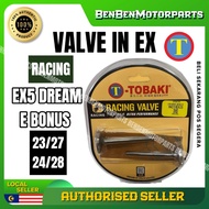 EX5 HP / EX5 DREAM / E BONUS RACING VALVE IN EX 23/27 24/28 TOBAKI