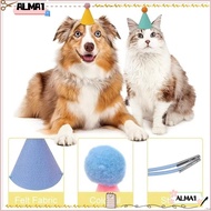 ALMA Cone Hats, Lightweight 6pcs Set Mini Party Hats,  Colorful Party Hats Birthday