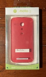 Motorola Moto G 紅色原廠手機殼
