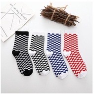 IMEXA - READY STOCK 4 IN 1 CHECKER SOCKS