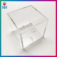 D&V   1pc Baseball Acrylic Box Acrylic 80*80*80 Transparent Baseball Storage Collecting Box Golf Bal