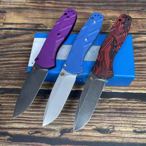 BM 585 Folding Knife S30V Steel / D2 Blade High Hardness Sharp Outdoor Camping Portable Knife All-Pu