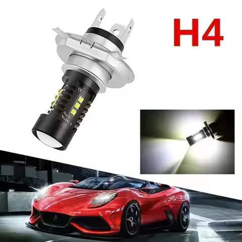 H4 9003 HB2 Led Headlight Bulbs Conversion Kit 9003 60W 1800LM 6000K Car COB LED Conversion Headligh
