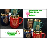 Starbucks Ceramic Glass Mugs 134-6