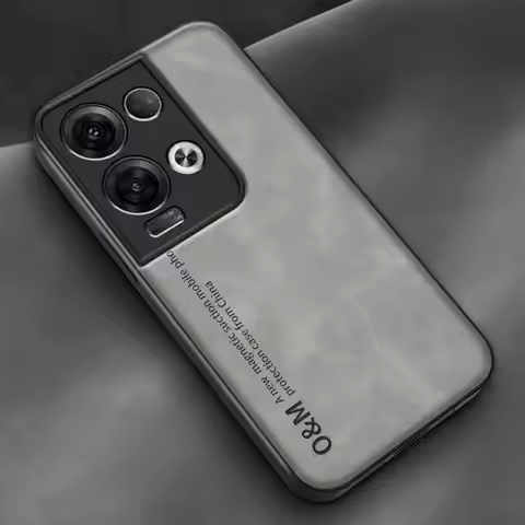 Luxury Magnetic Leather Phone Case For OPPO Reno 7 4G 8 9 Pro Plus 5G Cover Silicone Case For OPPO R