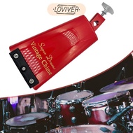 [Loviver] Stainless Steel Cowbell Percussion Cowbell Lightweight Cheering Cowbell for
